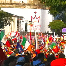 The streets are alive... with the sound of pilgrims