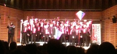 Cottontown Chorus perform Let's go fly a kite at the London A Cappella Festival