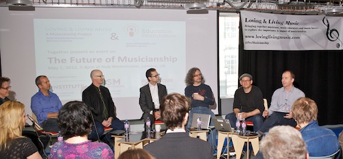 "The Future of Musicianship" Panel (Photo: Alan Tucker, click to enlarge)