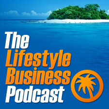 The Lifestyle Business Podcast. Dan and Ian: I apologise for using this old-school logo here.